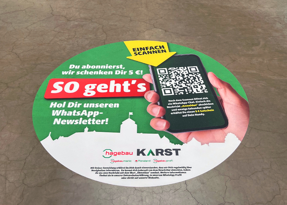 Karst Bodenaufkleber Karst Bodenaufkleber